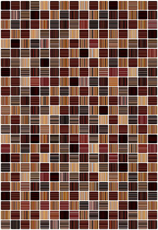 Фото Гламур 3Т Плитка настенная коричневый 27,5х40 от интернет магазина INTERIUM.studio