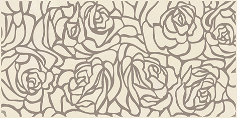Serenity Rosas Декор кремовый 08-03-37-1349 20х40 от интернет магазина INTERIUM.studio