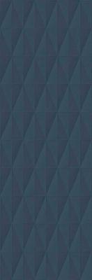 Фото Marazzi Плитка Eclettica Blue Struttura Diamond 3D 40x120 от интернет магазина INTERIUM.studio