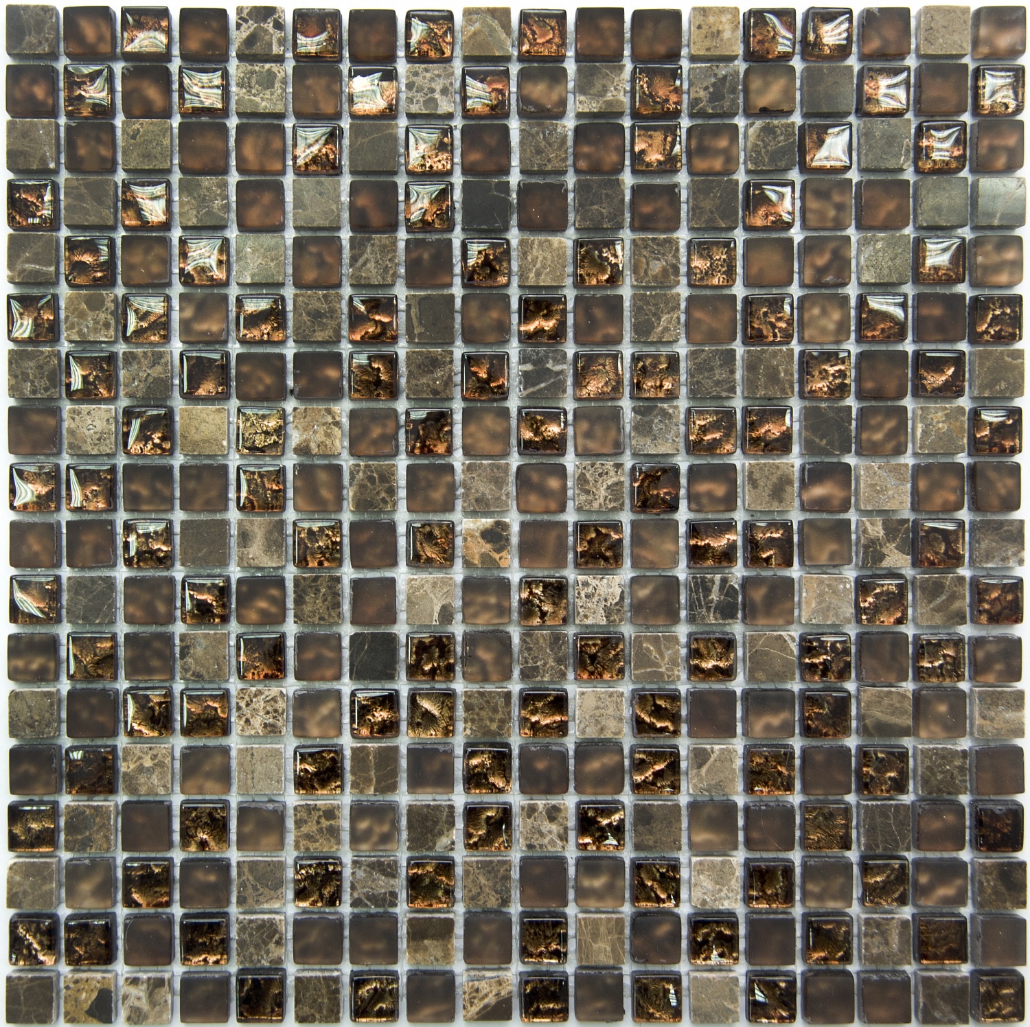 Мозаика NS Mosaic Exclusive S-834 стекло (15х15х8) 305*305 мм от интернет-магазина iNterium.studio