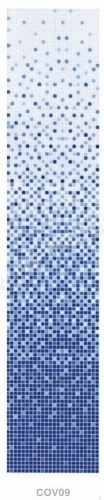 Растяжка NS Mosaic Econom COV09-1 голубой фон от 1-9  (сетка) 327x327 мм от интернет-магазина iNterium.studio