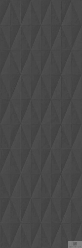 Marazzi Плитка Eclettica Anthracite Struttura Diamond 3D 40x120 от интернет магазина INTERIUM.studio