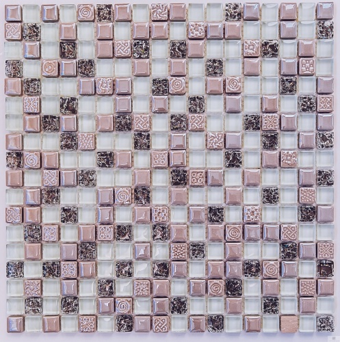 Мозаика Bonaparte Стекло+Камень Plaza 300x300 от интернет-магазина iNterium.studio
