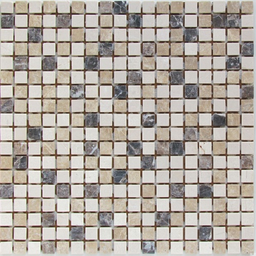 Мозаика Bonaparte Камень Turin-15 slim (Matt) 4mm 305x305 от интернет-магазина iNterium.studio